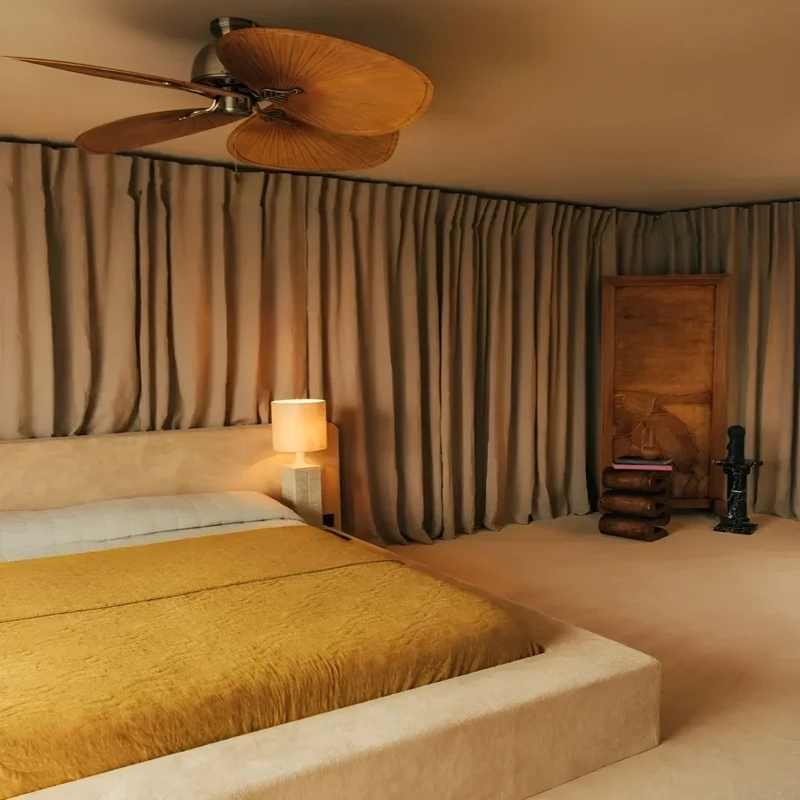 Bedroom Curtains Installation in Dubai Hotel