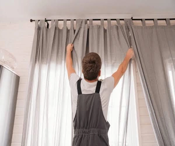 Curtains installations in Dubai
